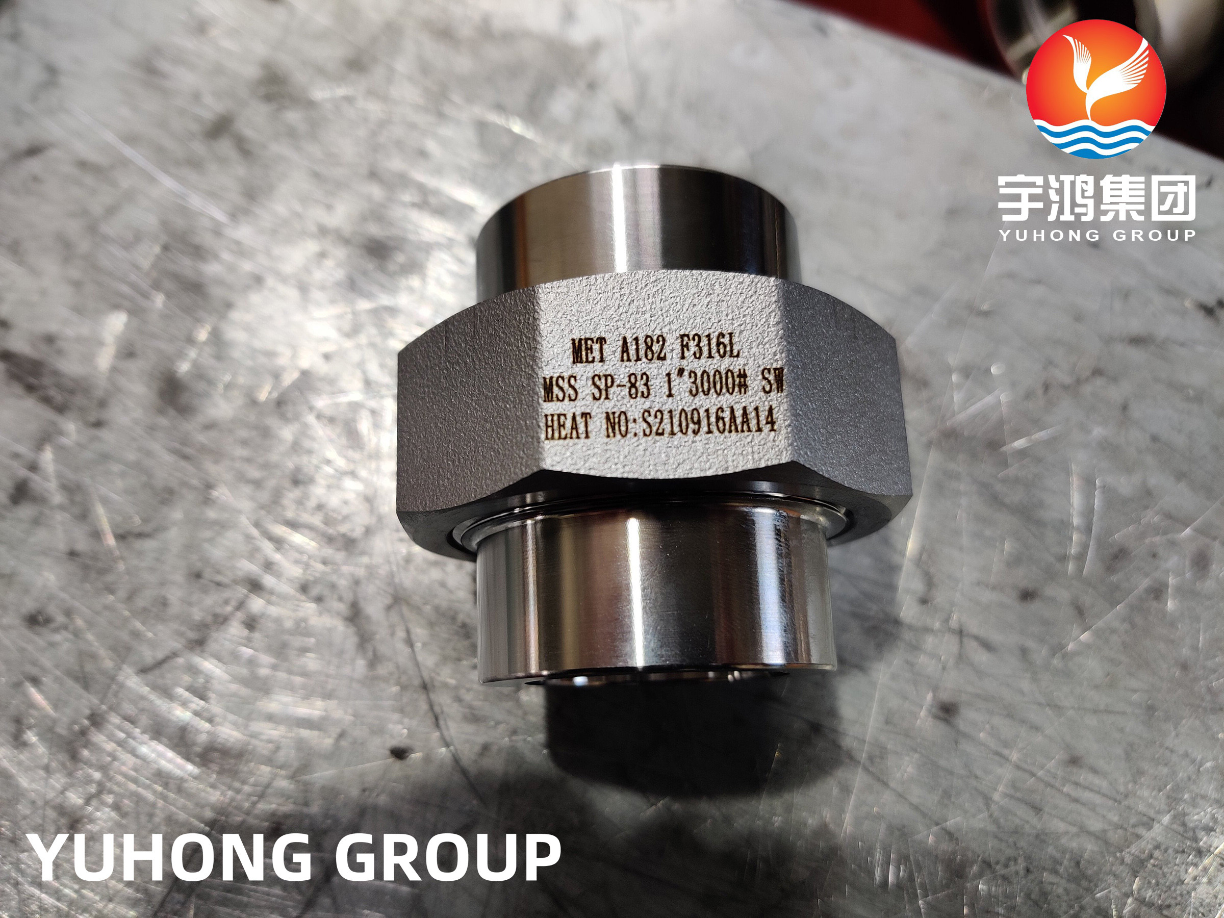 China ASTM A182 F316L M33 SP-83 B16.11 B1.20.1 High Pressure SW Stainless Steel Forged Thread NPT Union Forged Pipe Fitting wholesale