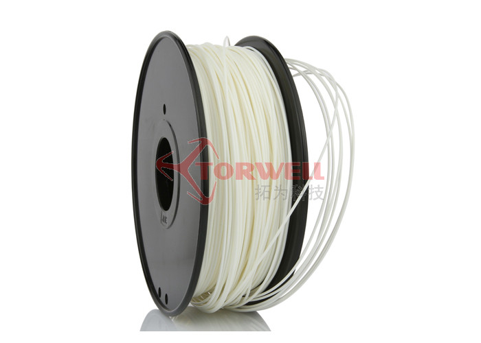 China 3mm White Nylon 3D Print Filament High Tenacity For Reprap Leapfrog 3D Printer wholesale