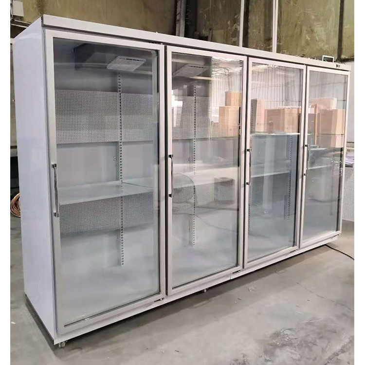 China Four Doors 5 Tier Custom Commercial Refrigerator For Fruit wholesale