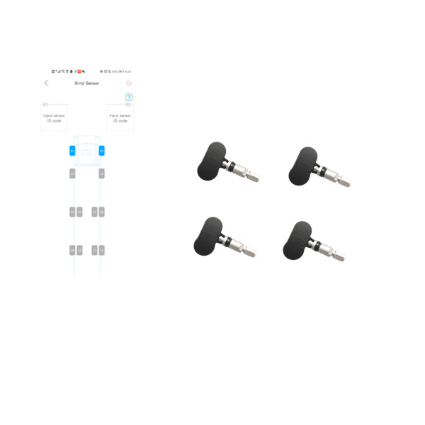 Buy cheap 2.4Ghz Internal Bluetooth Four Sensors TPMS Solutions from wholesalers
