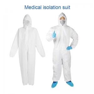 China Blue White Disposable Protective Suit Fabric Cleanroom Suits Work Coverall wholesale
