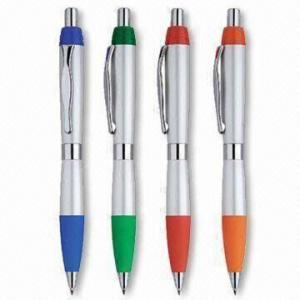 China Push Action Ballpoint Pens with Logo Adding Space, Ideal for Promotional Purposes wholesale