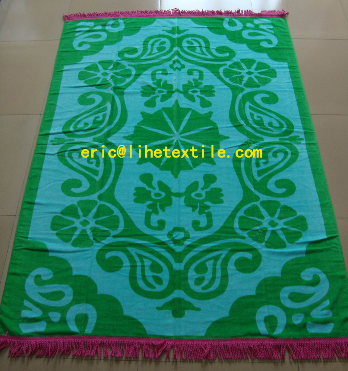 China printed beach towel 30X60'' gsm 400 wholesale