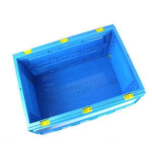 China 2019 plastic food container returnable plastic crate with lid wholesale