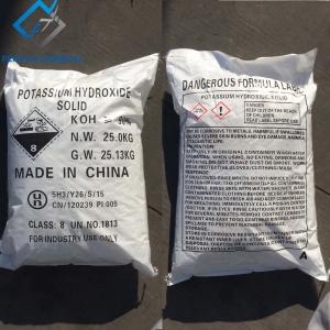 China potassium hydroxide flakes 90% price wholesale