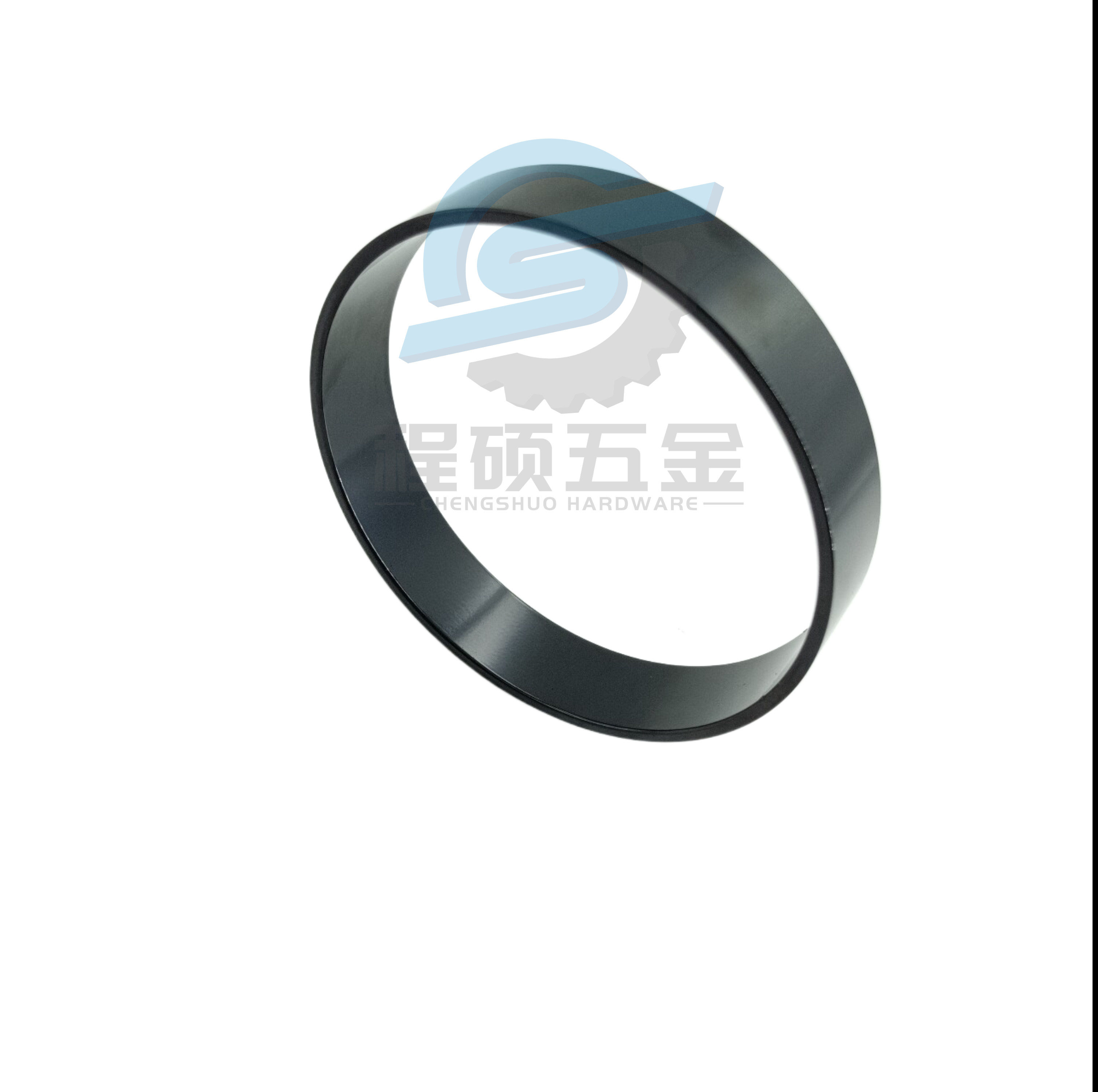 China China Custom cnc milling turning machined black electrophoretic painting 20# steel ring rim set for motor shell wholesale
