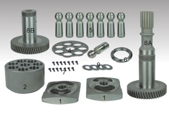 China Rexroth A8VO55/80/107/140/160/172/200 Hydraulic Bend Axis Piston Pump parts/Repair kits wholesale