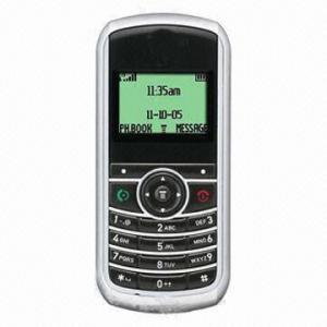 China Low-end GSM Mobile Phone, Up to 450 Hours Standby Time, Monochrome Graphic Display Type wholesale