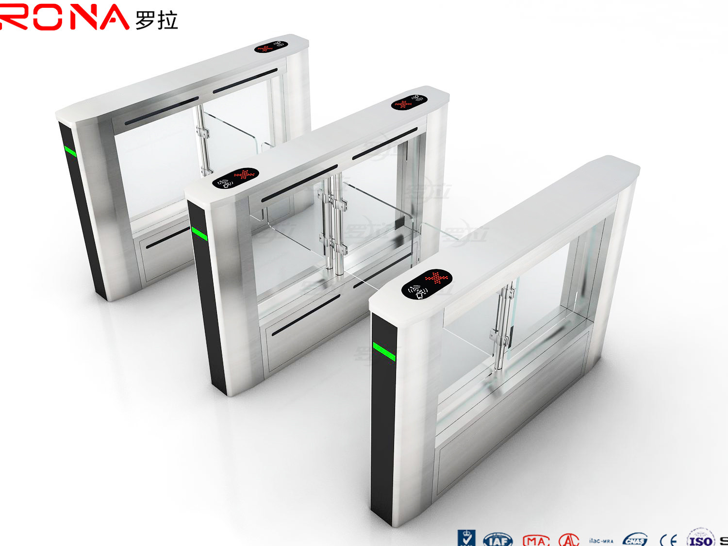 Buy cheap Fast Pass Speed Access Control Turnstile Servo Motor 40 Persons / Min RFID from wholesalers