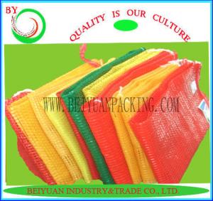China reusable mesh produce bags,recycled PP raschel bag wholesale