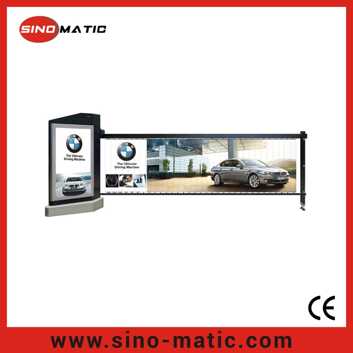 China Electrical Advertising Barrier Gate/Access control Advertising Parkig Barrier wholesale