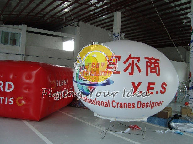 China Custom Large Durable Oval Balloon with UV protected printing for Entertainment events wholesale