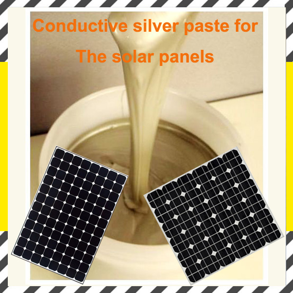 Solar cell backside conductive silver 