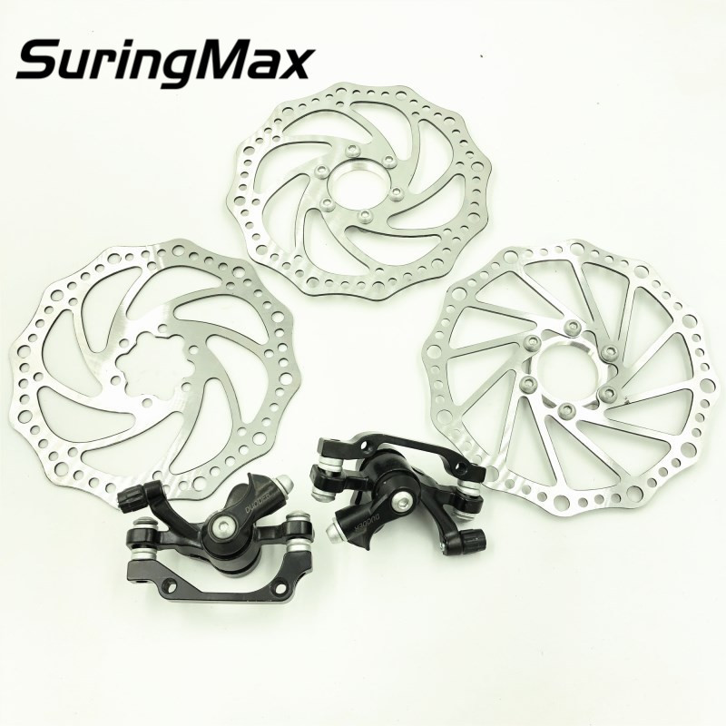 China Aluminum Material Electric Bike Spare Parts Disk Brake For Rear Wheel 140mm wholesale