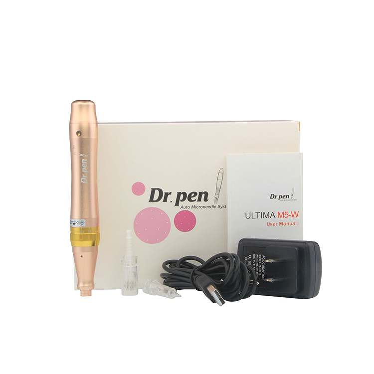 China Dr pen M5 gold dermapen anti-aging derma roller pen microneedle therapy skin rejuvenation wholesale