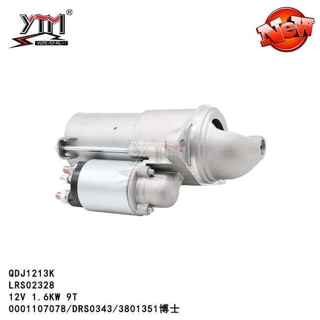 China QDJ1213K LRS02328 Toyota Yaris Starter Motor 12V 1.6KW 9T 0001107078 DRS0343 3801351 wholesale