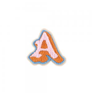 China DIY 26 Letters Clothing Embroidered Patches Applique Sew On Backing OEM ODM wholesale