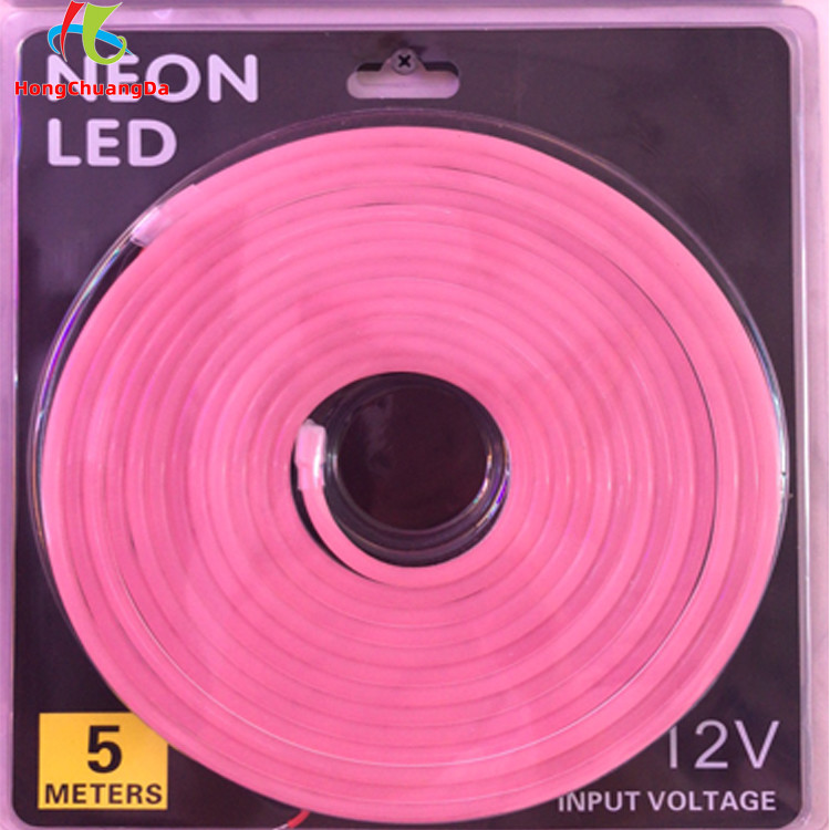 China 12v Flexible LED Strip Lights With 2.5cm 1cm Cuttable Neon Rope Light wholesale