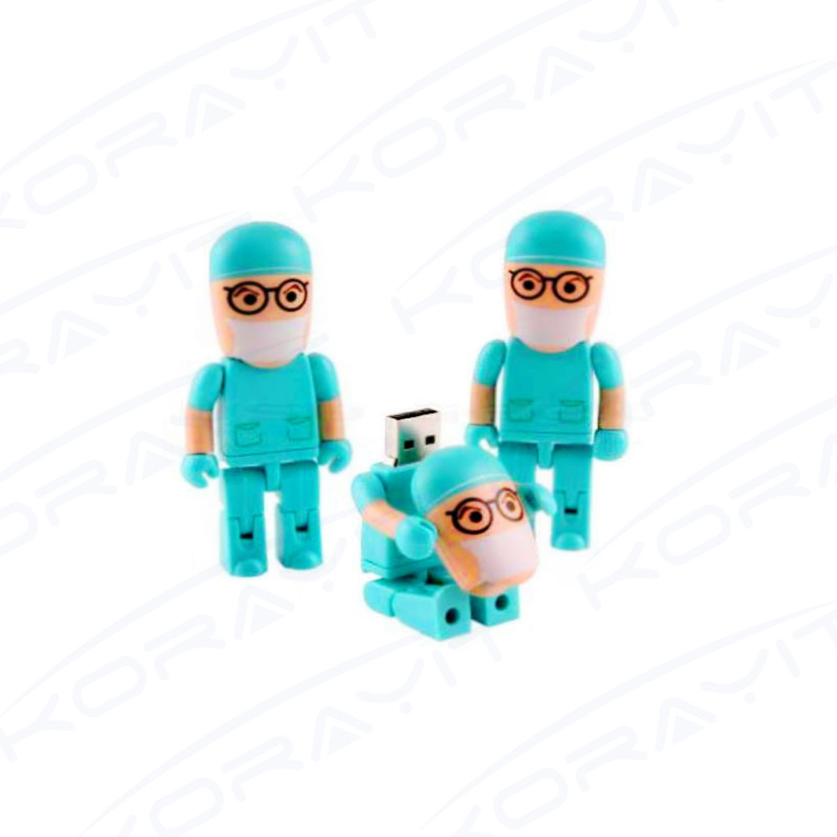 China Doctor Plastic USB Flash Drive, Hospital Promotion Doctor Memory Stick Custom Gifts wholesale