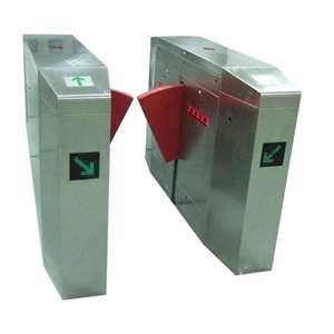 China Automatic 304 stainless steel security gate barrier with resin flap arm for subway, club wholesale