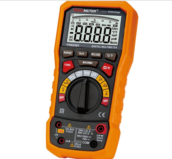 China 10 Amp True Rms Digital Multimeter Bluetooth Interface Lower Power Consumption wholesale