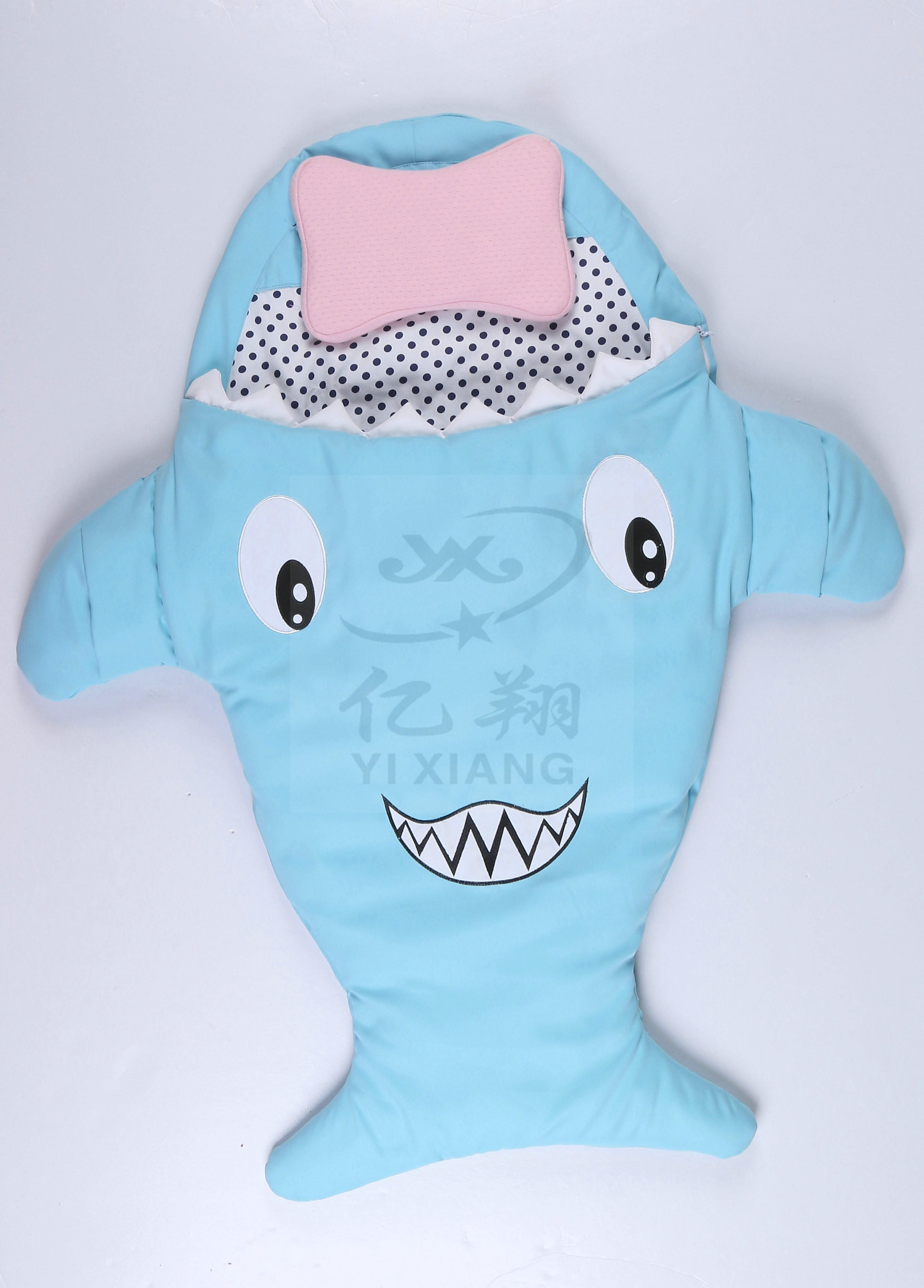 China Mermaid Fish Tail Blanket Bed Shark Baby Sleeping Bag Soft Cotton Blankets Sales wholesale