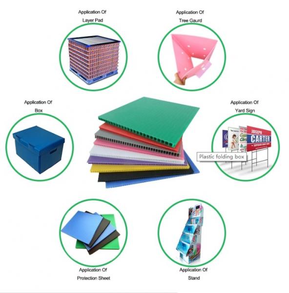 High quality pp hollow core plastic sheets / board