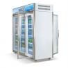 Buy cheap Fan Cooling Dual Side Upright Display Refrigerator from wholesalers