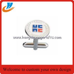 China Soft enamel metal cufflinks,specialized in brass stamping cufflinks wholesale