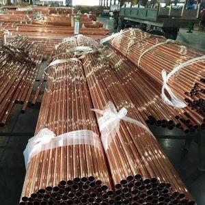 China 15mm Copper Metal Pipe C26000 Refrigeration Tube For Water Tube wholesale