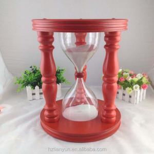 Luxury Wooden Hourglass 15 Minute - 24 Hour Glass Timer Logo Customized