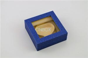 China Customized Blue Tiffany Glass Jewelry Box For Women Bangle SGS EN71-3 wholesale