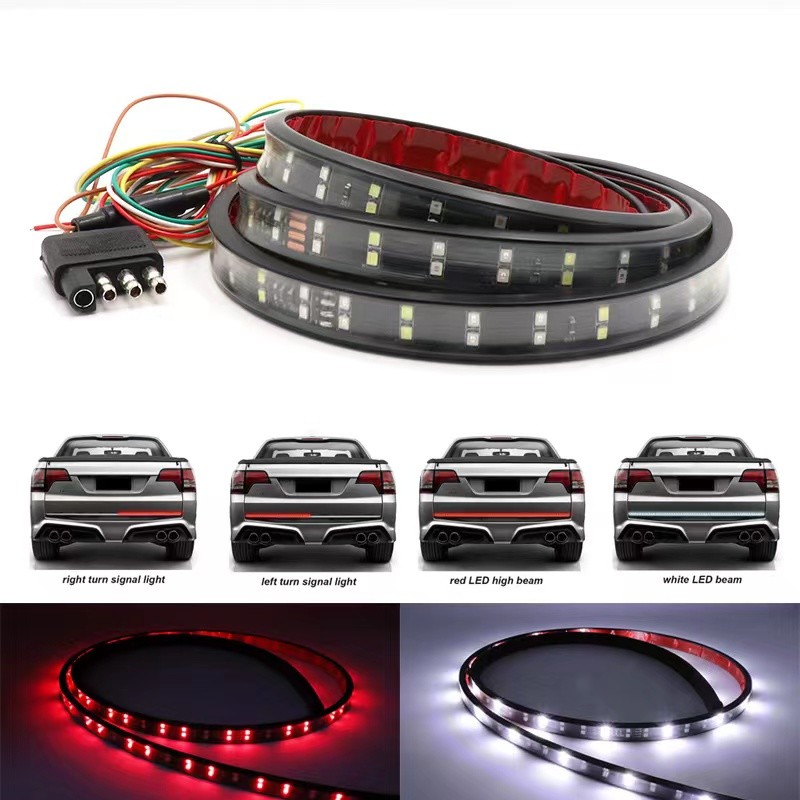 Buy cheap 60 Inch Pickup Light Strip Two Row 216 LED Taillight Highlights Steering Brakes from wholesalers