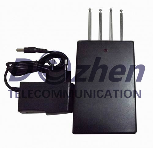 China Power Adaptor Radio Frequency Jammer 315MHZ/ 330MHz/ 390MHZ/433MHz 50 Meters Radius wholesale
