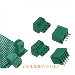 China 2.54mm Pitch PCB Screw Terminal Blocks Plug + Pin Header 125V 4Amp wholesale