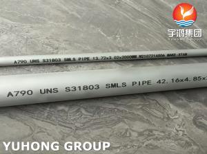 China ASTM A790 S31803 Super Duplex Stainless Steel SMLS Pipe High Corrosion Resistance wholesale