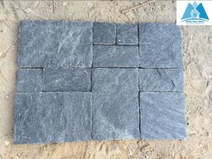 China Black Quartzite Pavers Set Patio Flooring Stone Paving Stone Pavement Flooring Covering wholesale