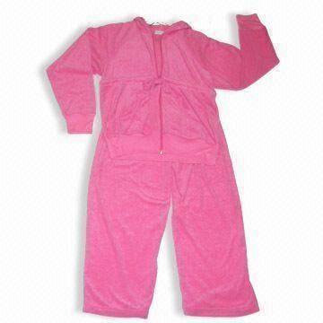 Two-piece Pajamas with Band\/Twill Tape Func