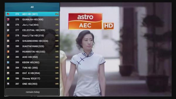 astr o Malaysia IPTV include malysia SG CN ID IND channels and VOD channels