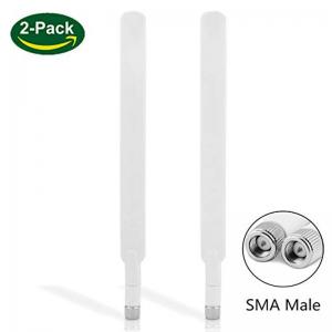 China 3G 4G Dipole Antenna Wide Band 5dbi 700-2600Mhz Omni Directional GSM WiFi Antenna with SMA Male Connector for CEP Router wholesale
