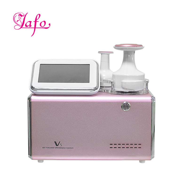 China LF-165A portable fat reduce machine RF Skin Rejuvenation V5 HIFU RF Anti Aging best cellulite removal machine wholesale