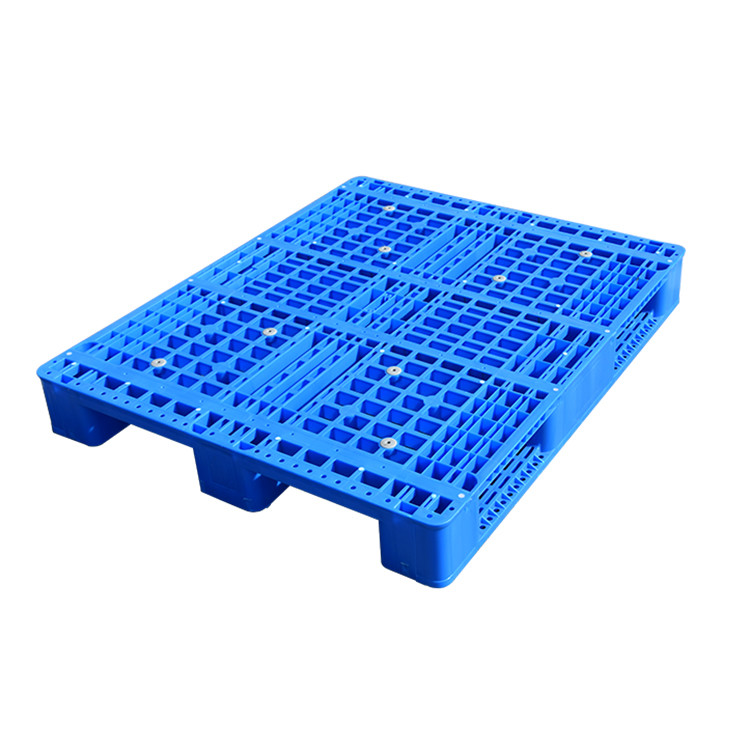 China Retrieval systems plastic pallet With Steel Rob bar for warehouse Racking Loading wholesale