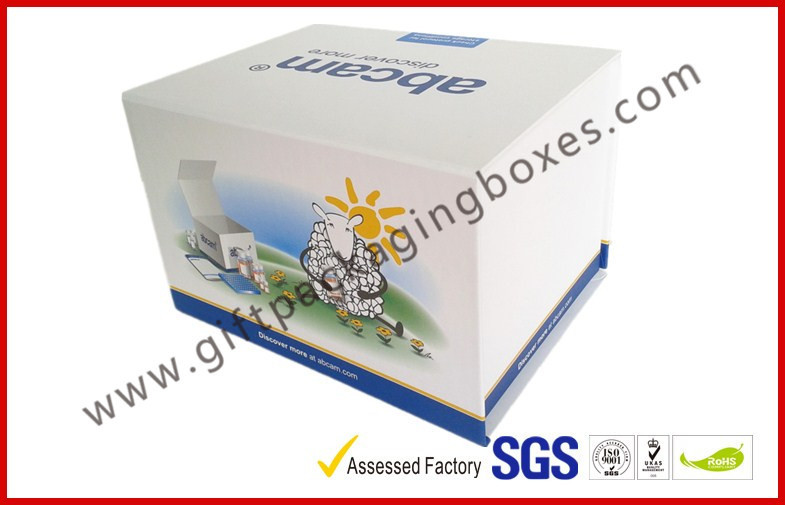 China Fashion Coated Paper Board Box, Rectangle Printed Rigid Gift Boxes For With Custom Logo wholesale