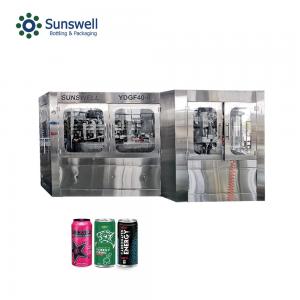China Aluminum Can Carbonated Filling Machine Line Soft Drinks CSD wholesale