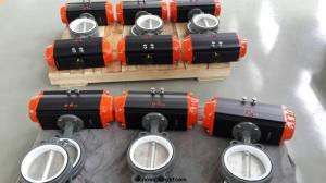 China wuxi xinming (XM) rack and pinion pneumatic rotary actuator control ball valves butterfly valves wholesale