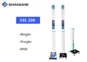 China Pharmacies Clinics Coin Operated LED 235CM Digital Scale With Height Rod wholesale