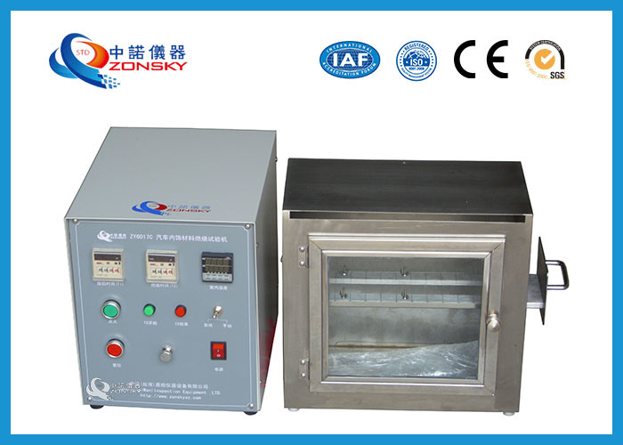 Buy cheap 38 MM Flame Height Flammability Testing Equipment For Automobile Interior from wholesalers