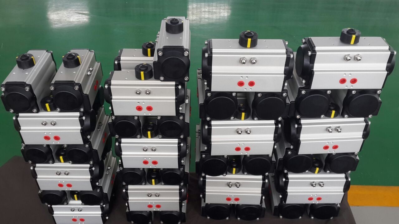 China air supply double action and single action pneumatic rotary actuator for butterfly valve or ball valve wholesale