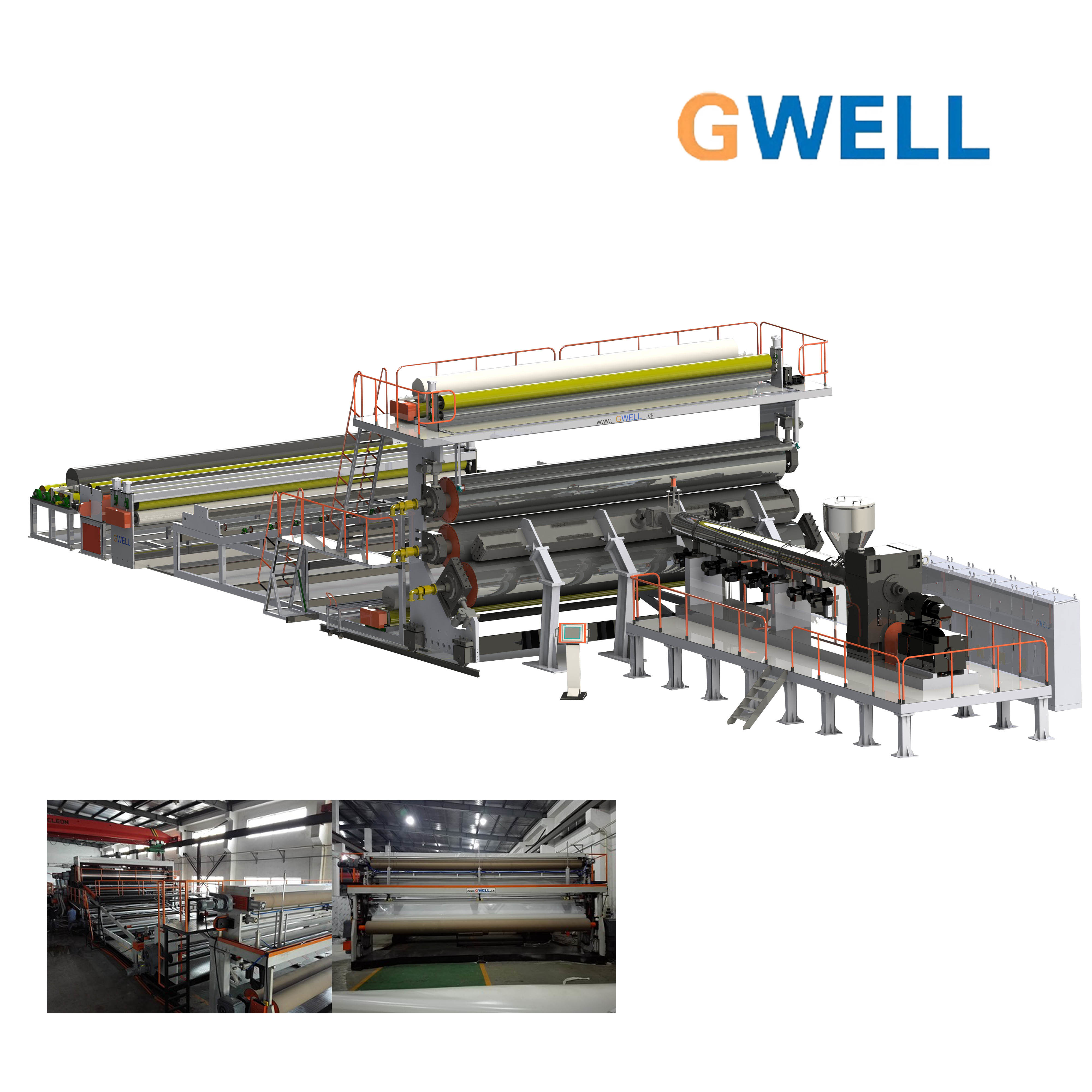 China HDPE Waterproofing Membrane Production Line HDPE water proof film extrusion machine wholesale