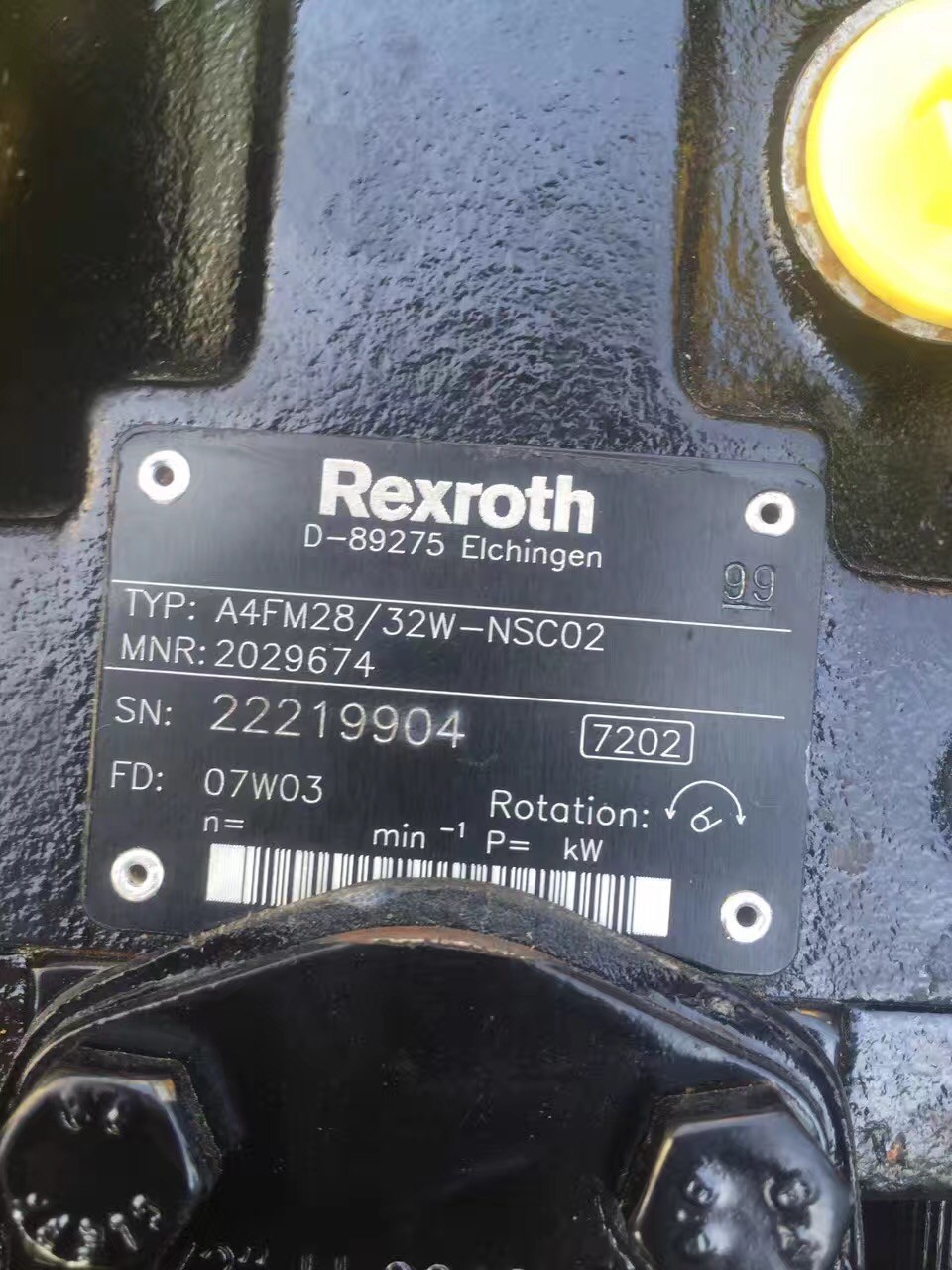 China Rexroth A4FM28/32W-NSC02 Hydraulic Fixed Piston Pump/motor MNR:2029674 wholesale